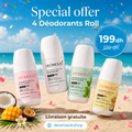 Pack 4 Déodorants Deomood
